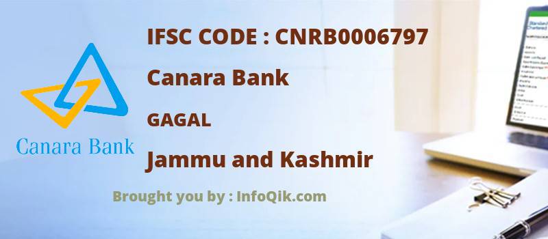 Canara Bank Gagal, Jammu and Kashmir - IFSC Code