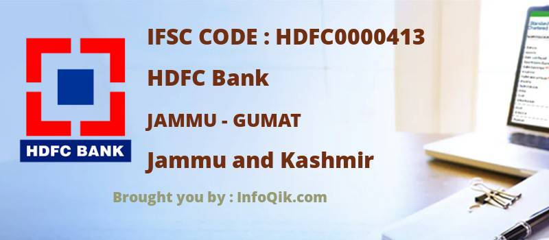 HDFC Bank Jammu - Gumat, Jammu and Kashmir - IFSC Code