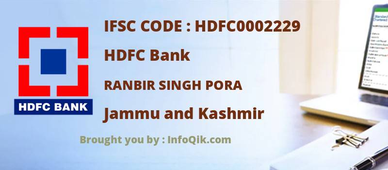 HDFC Bank Ranbir Singh Pora, Jammu and Kashmir - IFSC Code