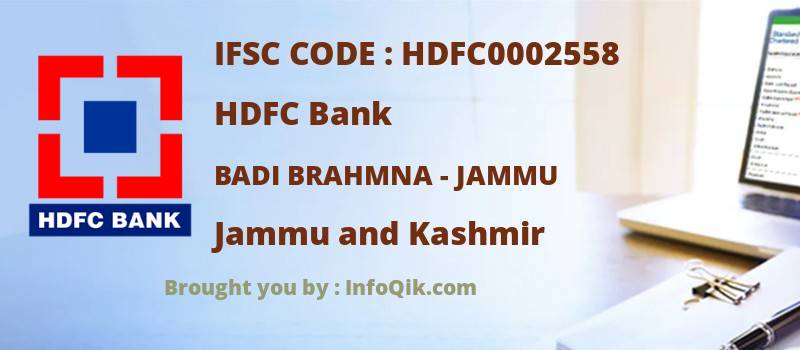 HDFC Bank Badi Brahmna - Jammu, Jammu and Kashmir - IFSC Code