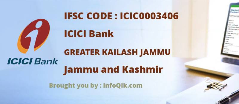 ICICI Bank Greater Kailash Jammu, Jammu and Kashmir - IFSC Code