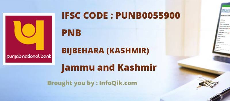 PNB Bijbehara (kashmir), Jammu and Kashmir - IFSC Code