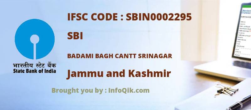 SBI Badami Bagh Cantt Srinagar, Jammu and Kashmir - IFSC Code