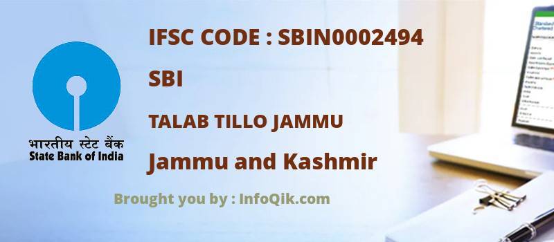 SBI Talab Tillo Jammu, Jammu and Kashmir - IFSC Code