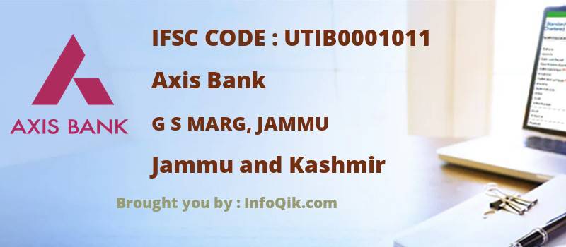 Axis Bank G S Marg, Jammu, Jammu and Kashmir - IFSC Code