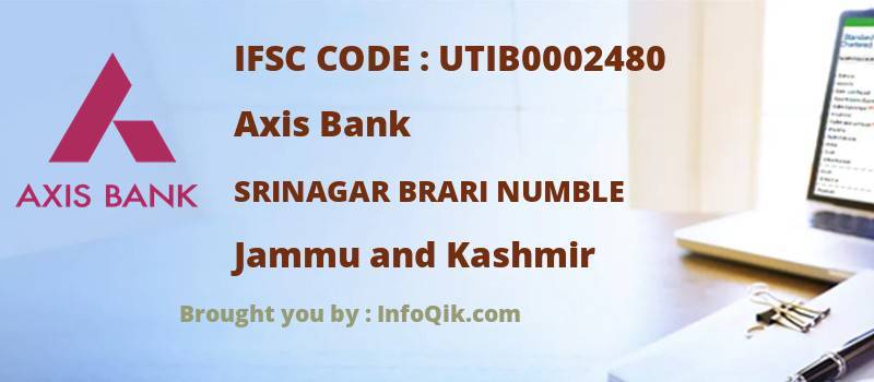 Axis Bank Srinagar Brari Numble, Jammu and Kashmir - IFSC Code