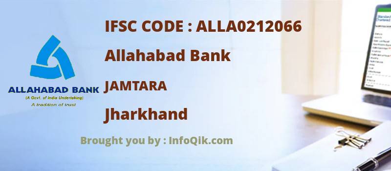 Allahabad Bank Jamtara, Jharkhand - IFSC Code