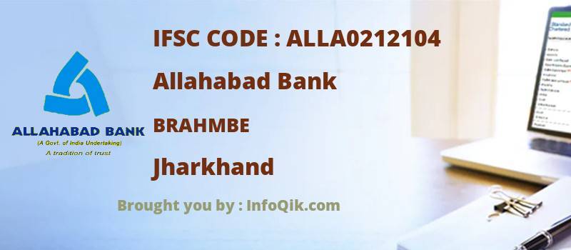 Allahabad Bank Brahmbe, Jharkhand - IFSC Code