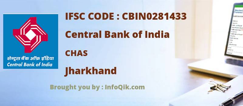 Central Bank of India Chas, Jharkhand - IFSC Code