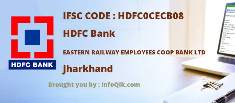 HDFC Bank Eastern Railway Employees Coop Bank Ltd, Jharkhand - IFSC Code