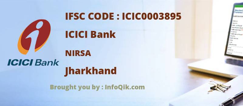 ICICI Bank Nirsa, Jharkhand - IFSC Code