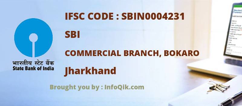 SBI Commercial Branch, Bokaro, Jharkhand - IFSC Code