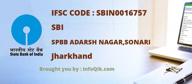 SBI Spbb Adarsh Nagar,sonari, Jharkhand - IFSC Code