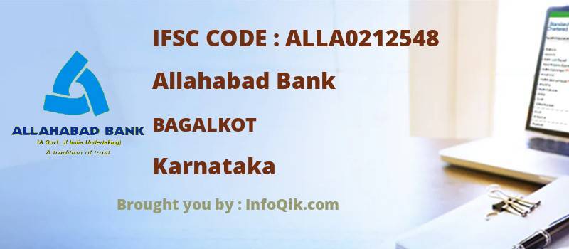 Allahabad Bank Bagalkot, Karnataka - IFSC Code