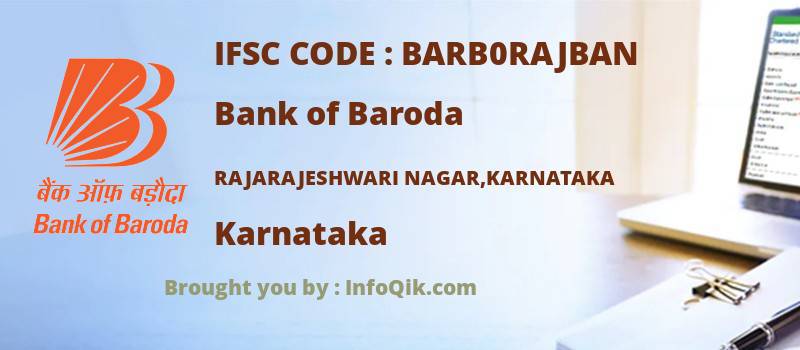 Bank of Baroda Rajarajeshwari Nagar,karnataka, Karnataka - IFSC Code