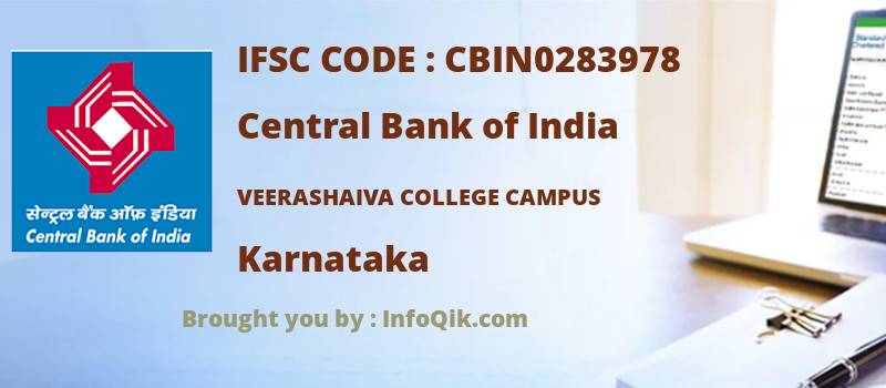 Central Bank of India Veerashaiva College Campus, Karnataka - IFSC Code