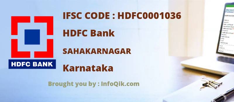 HDFC Bank Sahakarnagar, Karnataka - IFSC Code