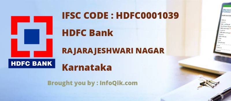 HDFC Bank Rajarajeshwari Nagar, Karnataka - IFSC Code