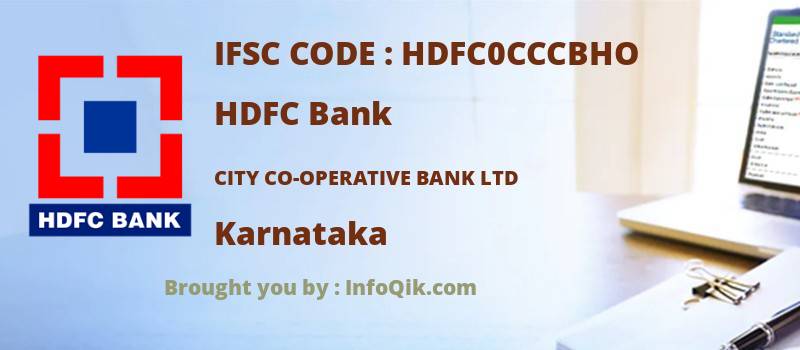 HDFC Bank City Co-operative Bank Ltd, Karnataka - IFSC Code