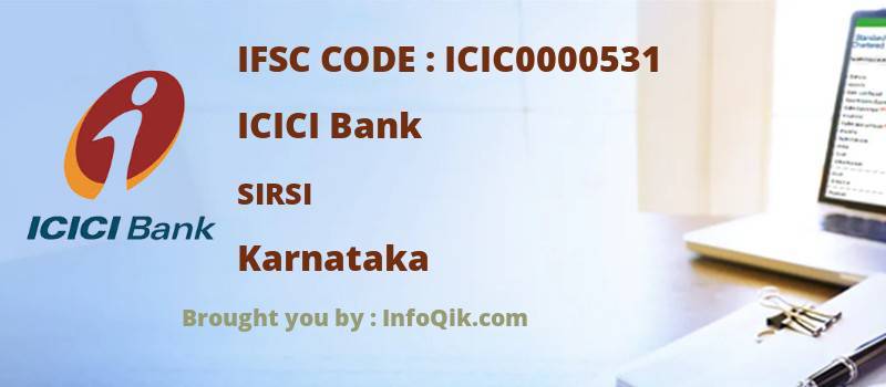 ICICI Bank Sirsi, Karnataka - IFSC Code