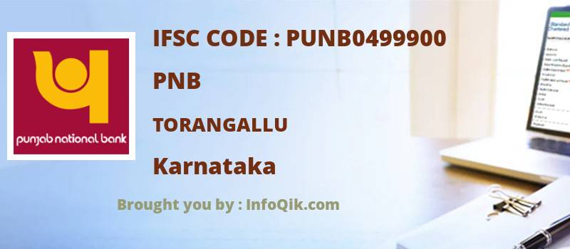 PNB Torangallu, Karnataka - IFSC Code