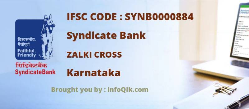 Syndicate Bank Zalki Cross, Karnataka - IFSC Code