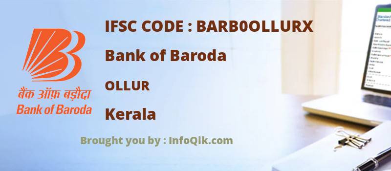 Bank of Baroda Ollur, Kerala - IFSC Code