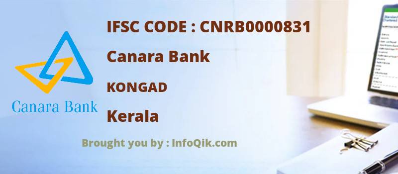 Canara Bank Kongad, Kerala - IFSC Code