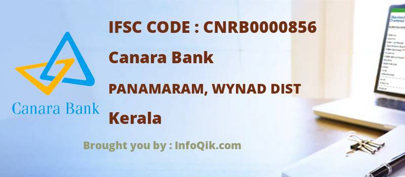 Canara Bank Panamaram, Wynad Dist, Kerala - IFSC Code