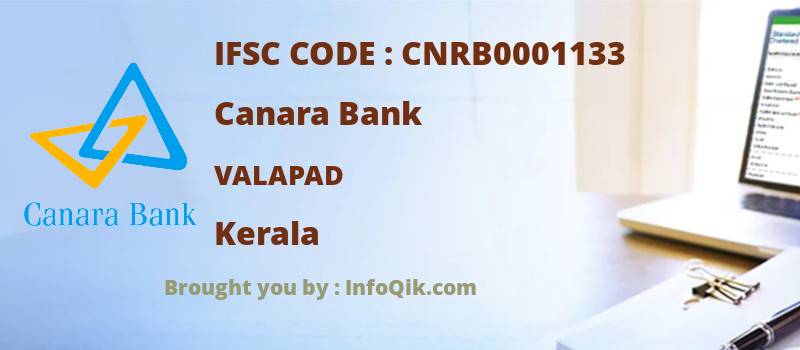 Canara Bank Valapad, Kerala - IFSC Code