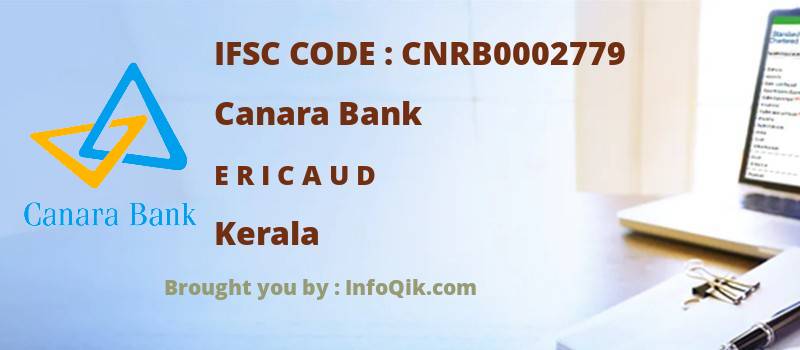 Canara Bank E R I C A U D, Kerala - IFSC Code