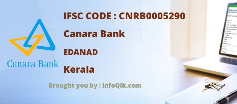 Canara Bank Edanad, Kerala - IFSC Code