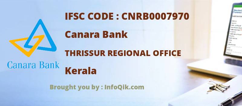 Canara Bank Thrissur Regional Office, Kerala - IFSC Code