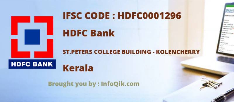 HDFC Bank St.peters College Building - Kolencherry, Kerala - IFSC Code