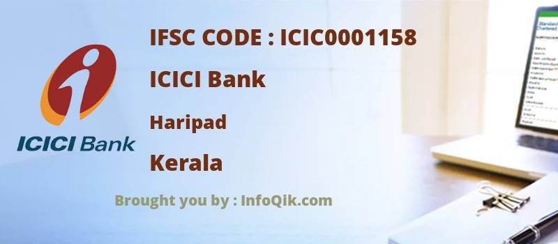 ICICI Bank Haripad, Kerala - IFSC Code