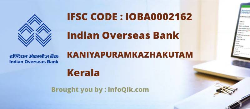 Indian Overseas Bank Kaniyapuramkazhakutam, Kerala - IFSC Code