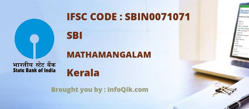 SBI Mathamangalam, Kerala - IFSC Code