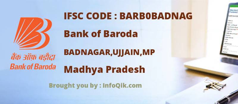 Bank of Baroda Badnagar,ujjain,mp, Madhya Pradesh - IFSC Code