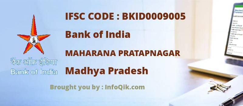 Bank of India Maharana Pratapnagar, Madhya Pradesh - IFSC Code