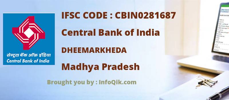Central Bank of India Dheemarkheda, Madhya Pradesh - IFSC Code