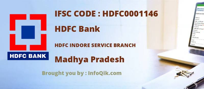 HDFC Bank Hdfc Indore Service Branch, Madhya Pradesh - IFSC Code