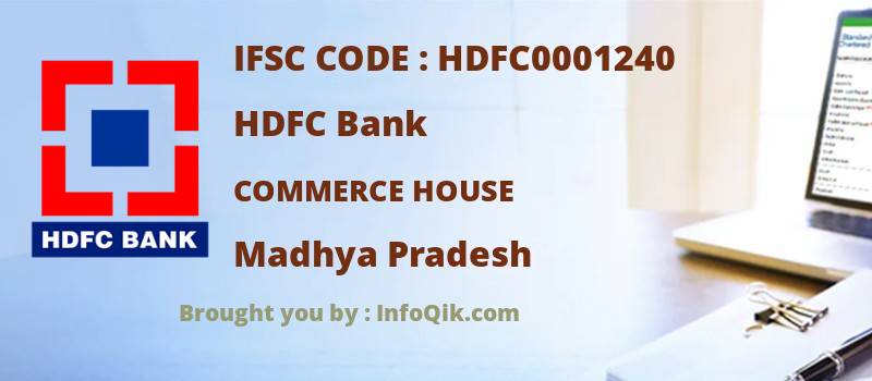 HDFC Bank Commerce House, Madhya Pradesh - IFSC Code