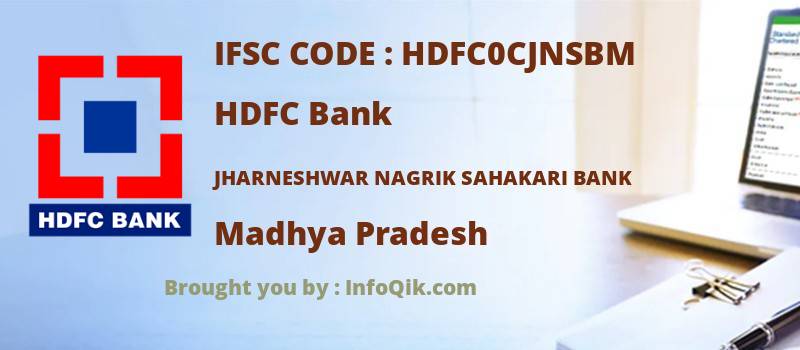 HDFC Bank Jharneshwar Nagrik Sahakari Bank, Madhya Pradesh - IFSC Code