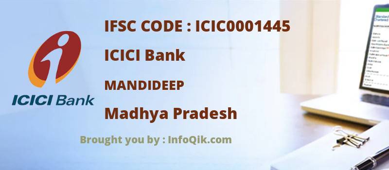 ICICI Bank Mandideep, Madhya Pradesh - IFSC Code