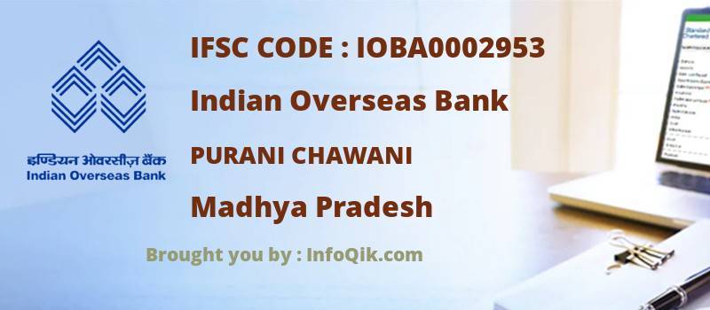 Indian Overseas Bank Purani Chawani, Madhya Pradesh - IFSC Code