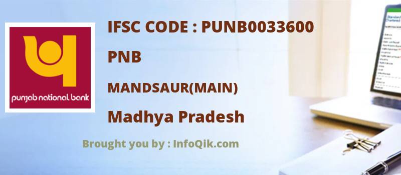 PNB Mandsaur(main), Madhya Pradesh - IFSC Code