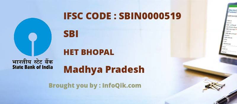 SBI Het Bhopal, Madhya Pradesh - IFSC Code