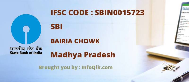 SBI Bairia Chowk, Madhya Pradesh - IFSC Code
