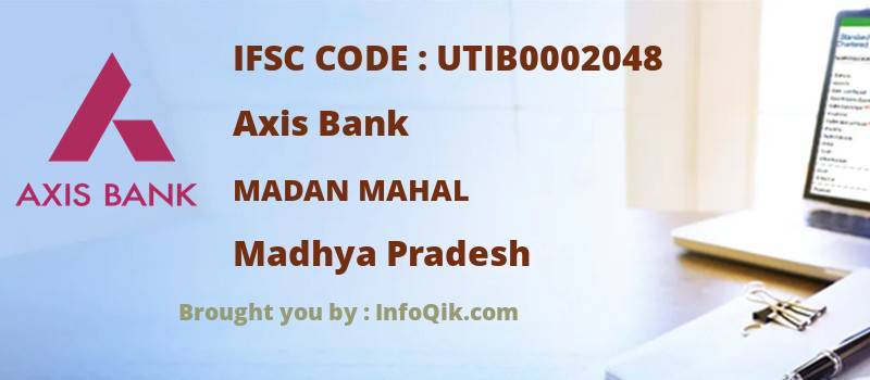 Axis Bank Madan Mahal, Madhya Pradesh - IFSC Code