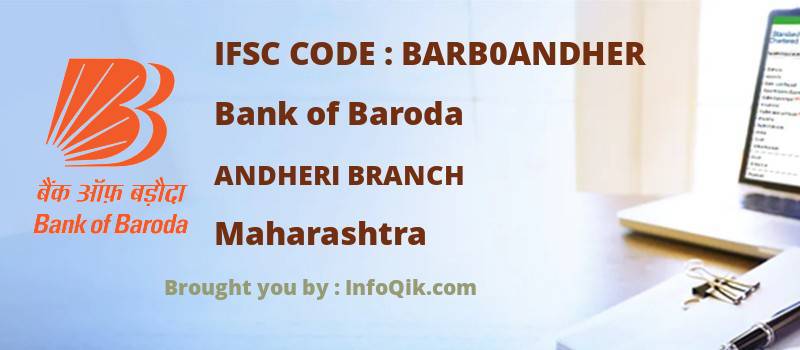 Bank of Baroda Andheri Branch, Maharashtra - IFSC Code